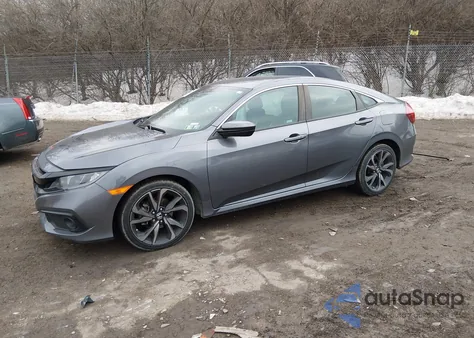 2021 Honda Civic Sport z USA, uszkodzony, nr VIN 2HGFC2F82MH517295